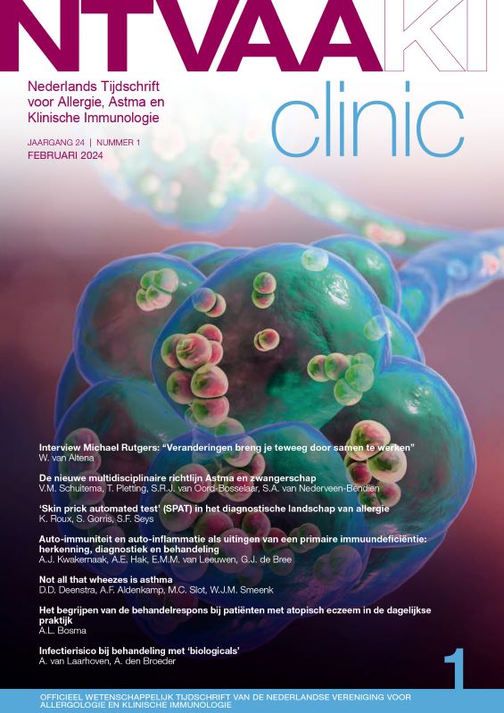 Dutch Journal of Allergy, Asthma & Clinical Immunology (NTvAAKI)