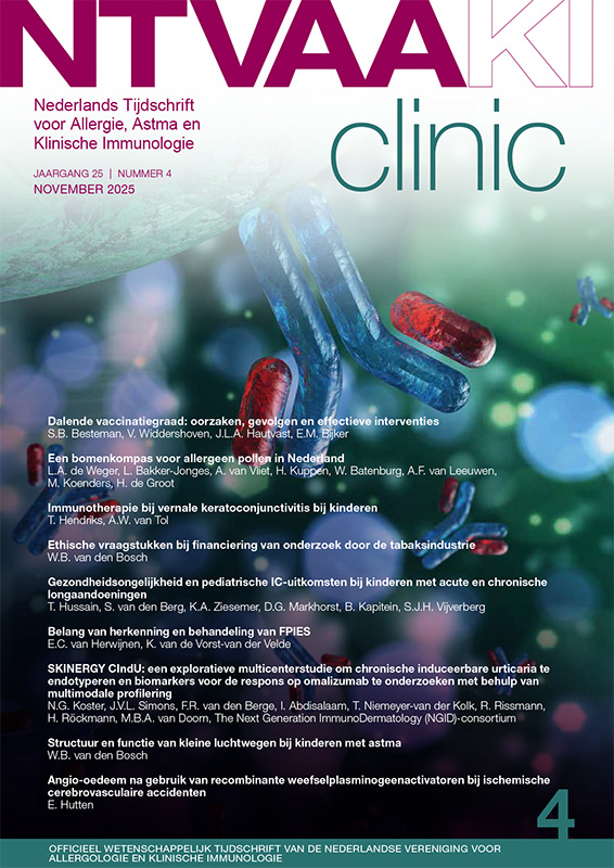Dutch Journal of Allergy, Asthma & Clinical Immunology (NTvAAKI)